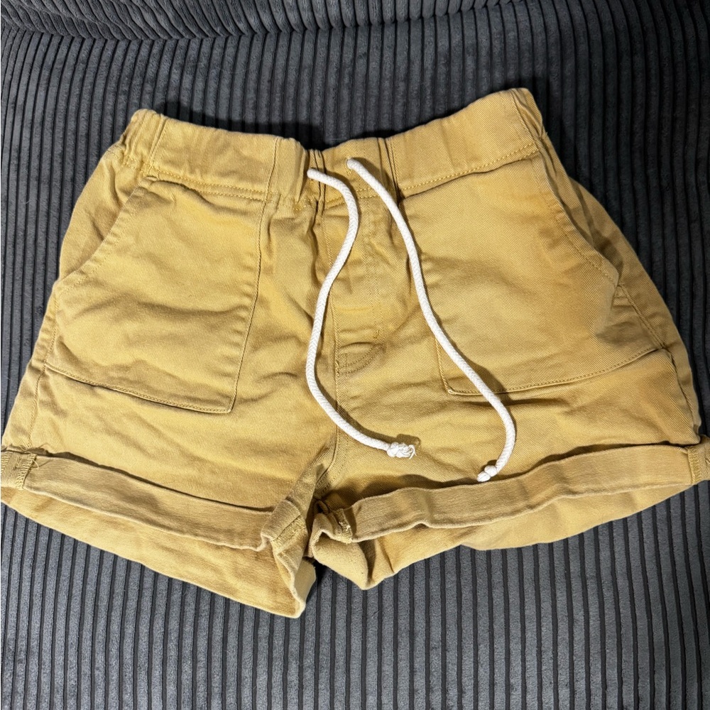 No Boundaries Beige Shorts